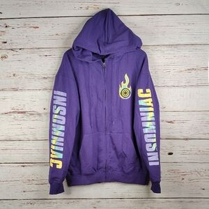 Men's Insomniac Zip-Up Hooded Sweater